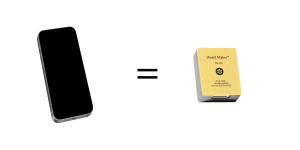 スマートフォンと同じ消耗品のWeb3 Maker®